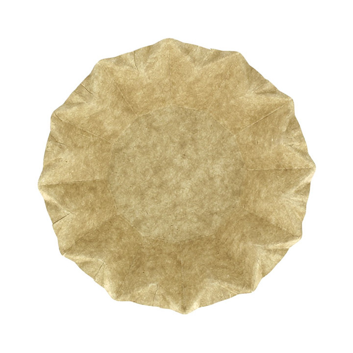 Kraft Paper Deep Plate “Flower” Ø16cm 245g/m² (800 Units)