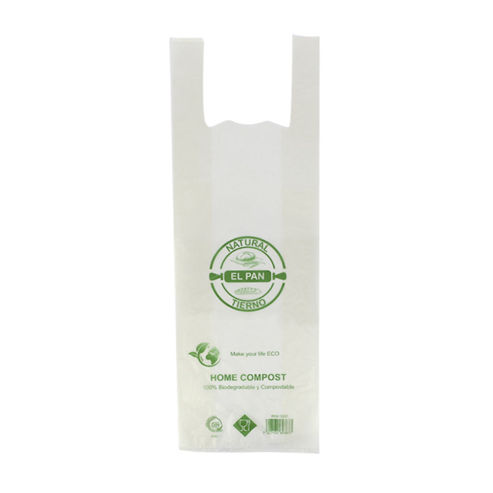 Bread T-shirt bag Translucent 30x60cm 14µm (2.000 Units) 