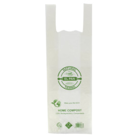 Bread T-shirt bag Translucent 30x60cm 14µm (100 Units)