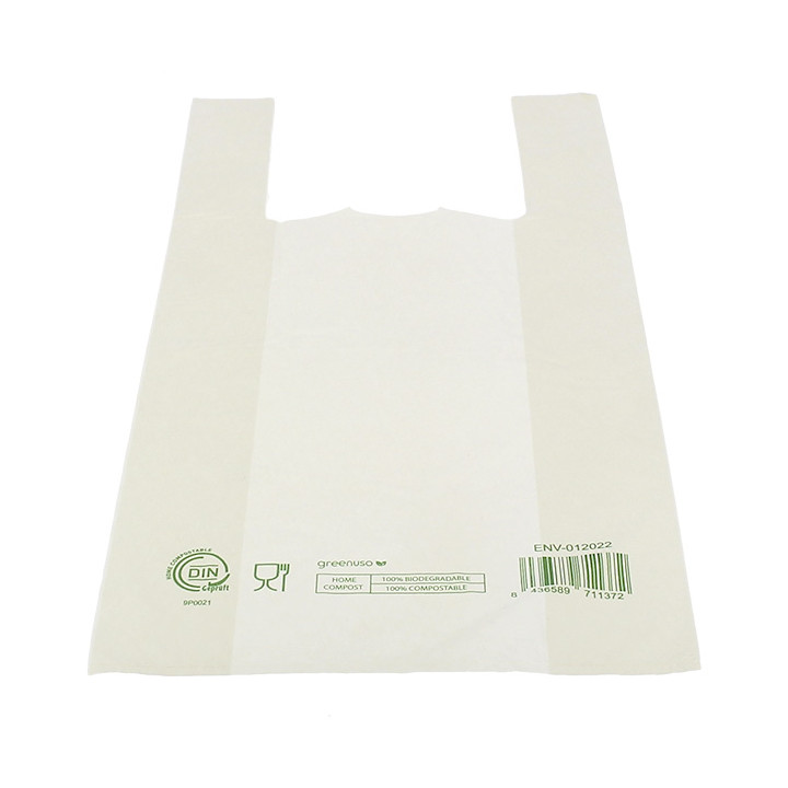 Plastic T-Shirt Bag Home Compost “Classic” 30x40cm (2.000 Units)