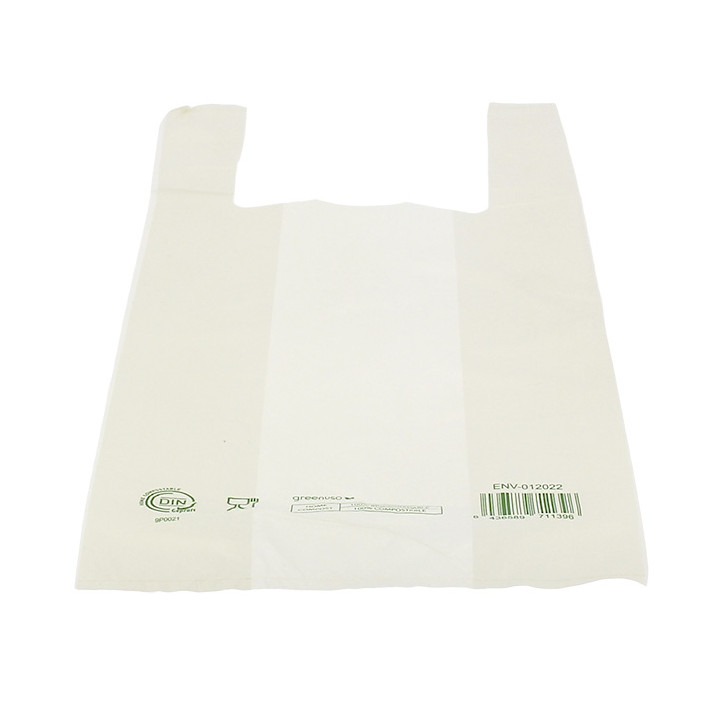 Plastic T-Shirt Bag Home Compost “Classic” 35x45cm (100 Units) 
