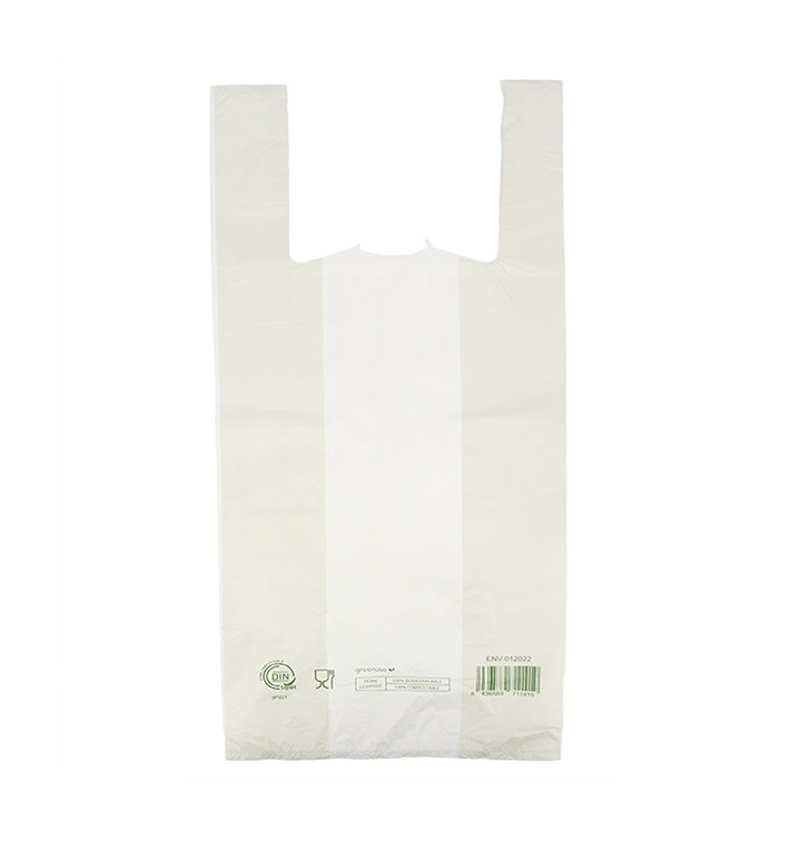 Plastic T-Shirt Bag Home Compost “Classic” 35x50cm (100 Units) 