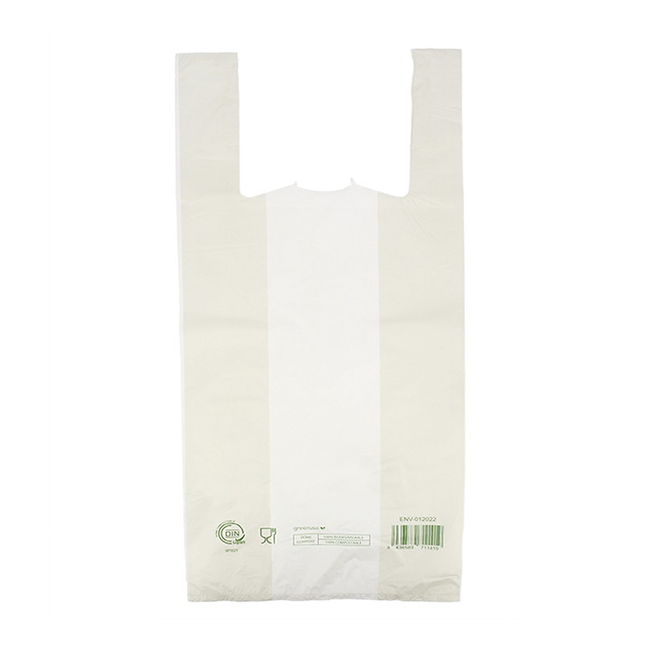 Plastic T-Shirt Bag Home Compost “Classic” 35x50cm (100 Units) 