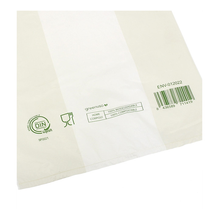 Plastic T-Shirt Bag Home Compost “Classic” 35x50cm (100 Units) 