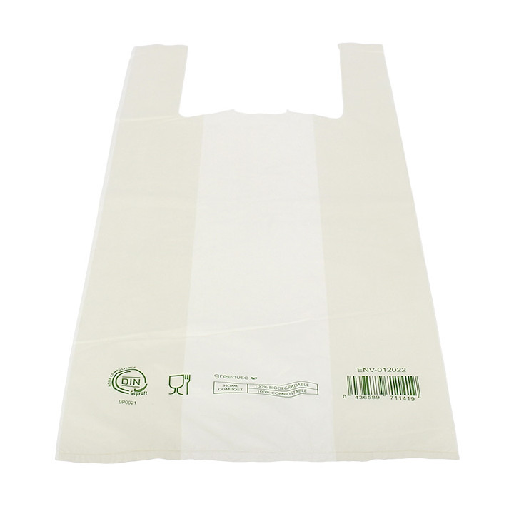 Plastic T-Shirt Bag Home Compost “Classic” 35x50cm (1.000 Units)