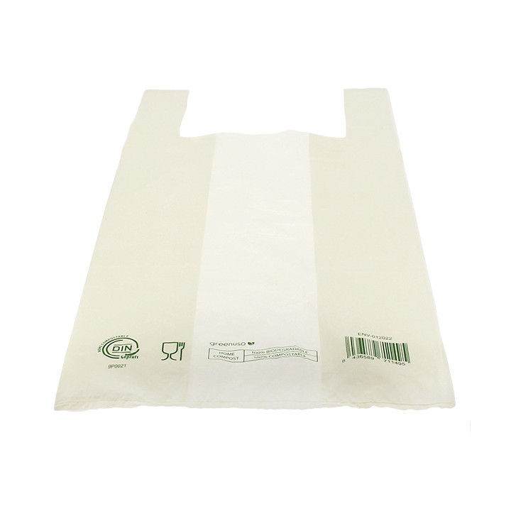 Plastic T-Shirt Bag Home Compost “Classic” 50x60cm (100 Units) 