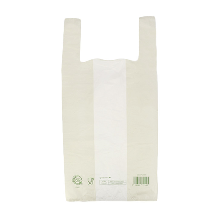 Plastic T-Shirt Bag Home Compost “Classic” 50x60cm (500 Units)