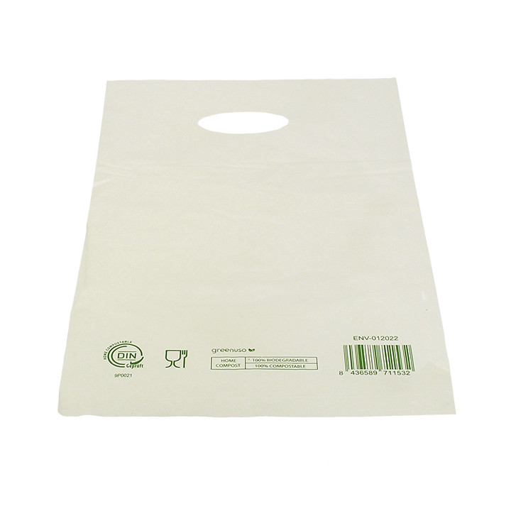 Die-Cut Handle Plastic Bags Home Compost “Classic” 20x33cm (100 Units)