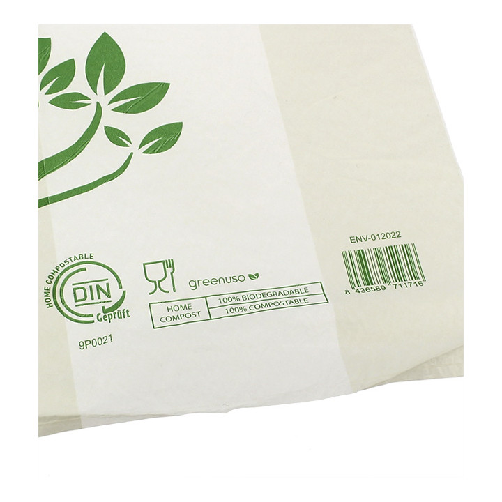 Plastic T-Shirt Bag Home Compost “Be Eco!” 35x45cm (100 Units) 
