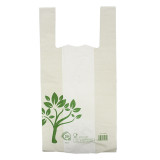 Plastic T-Shirt Bag Home Compost “Be Eco!” 35x45cm (100 Units)