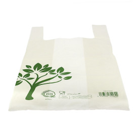 Plastic T-Shirt Bag Home Compost “Be Eco!” 50x60cm (500 Units)