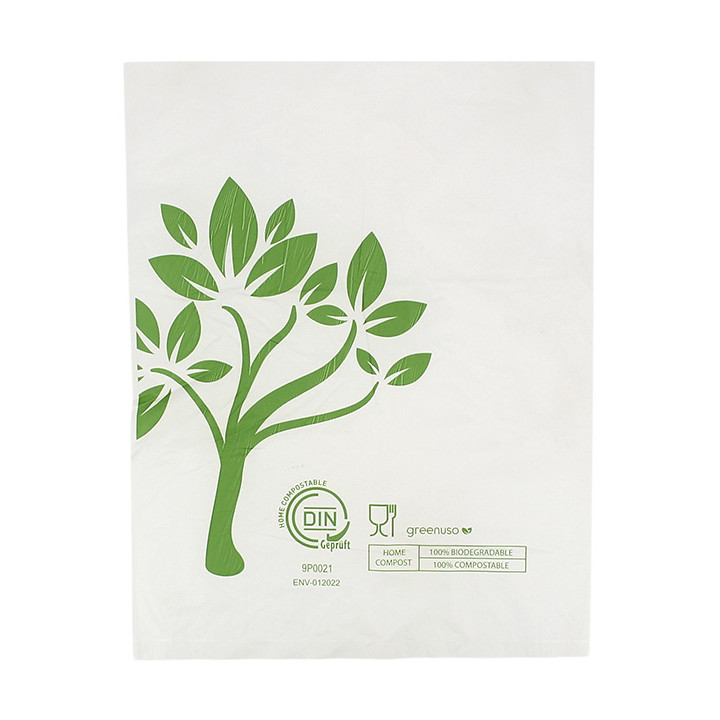 Plastic Bag Home Compost “Be Eco!” 23x30,5cm (100 Units)