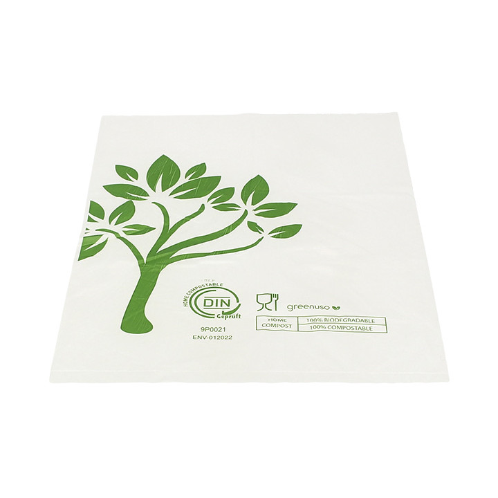Plastic Bag Home Compost “Be Eco!” 23x30,5cm (100 Units)