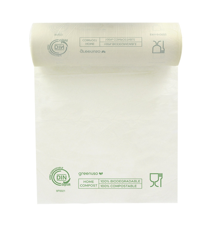 Roll of Plastic Bags Home Compost “Classic” 25x37cm (3.000 Units)