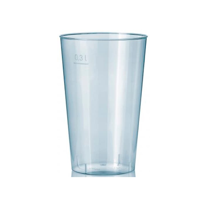 Plastic Cup PS Injection Moulding Clear 300 ml (500 Units)