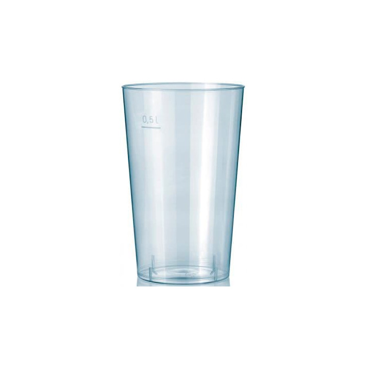 Plastic Cup PS Injection Moulding Clear 500 ml (360 Units)
