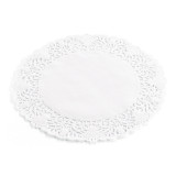 Paper Lace Doilie "Litos" White Ø12cm (250 Units)  