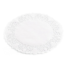 Paper Lace Doilie "Litos" White Ø20cm (250 Units)  