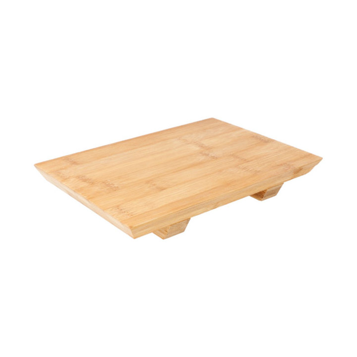 Bamboo Sushi Tray Natural 20,5x15x3cm (24 Units)