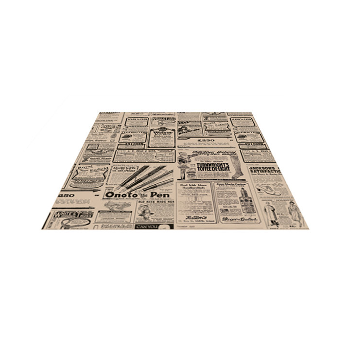 Paper Food Wrap Grease-Proof "Times" Kraft 31x31cm (1000 Units) 