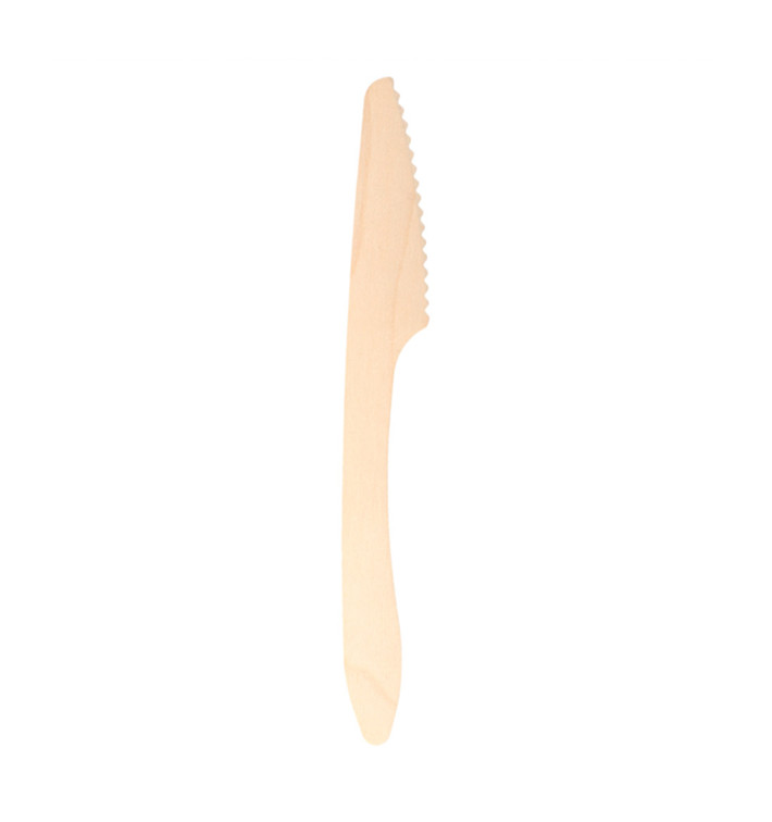 Wooden Knife Natural 19,3cm (100 Units)  