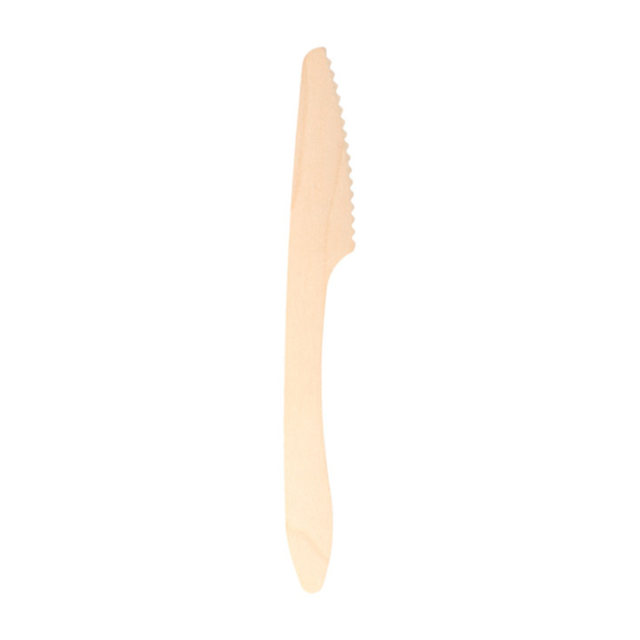 Wooden Knife Natural 19,3cm (100 Units)  