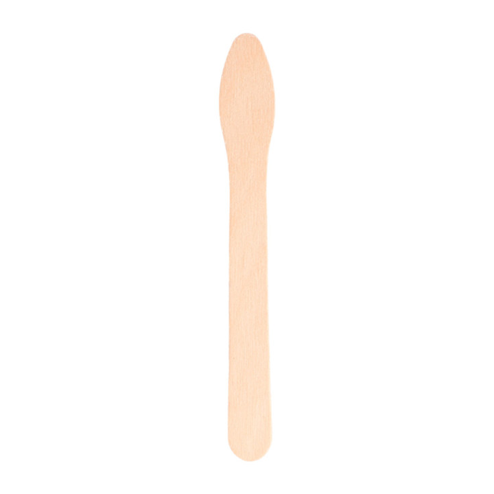 Wooden Teaspoon Flat 12,5cm (50 Units) 