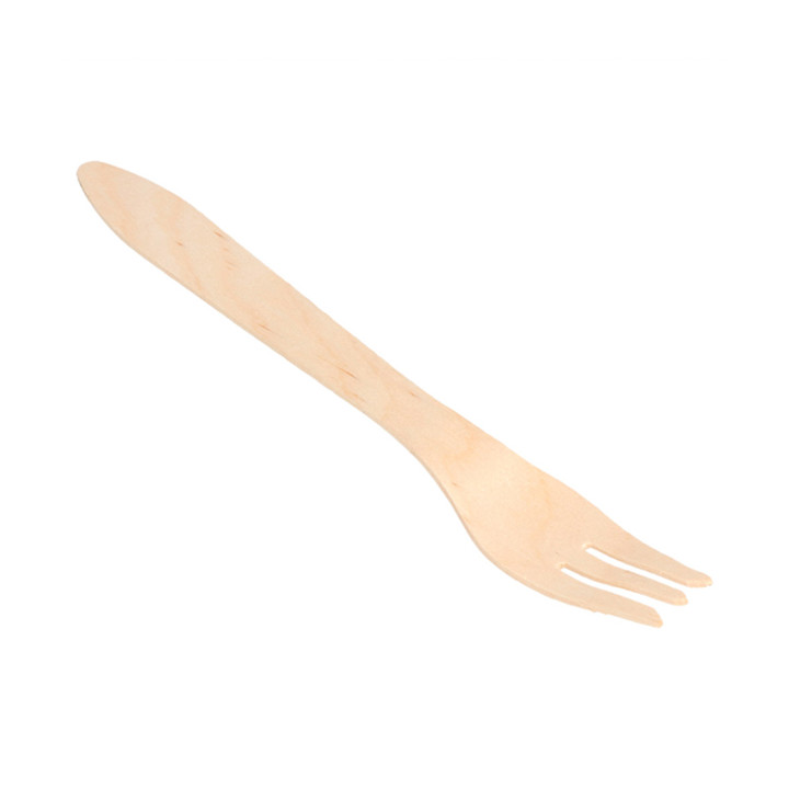 Wooden Fork Natural 18,3cm (1000 Units)