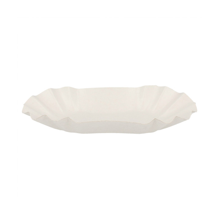 Paper Food Boat Tray Oval shape 20x12x3,5cm (1000 Units)