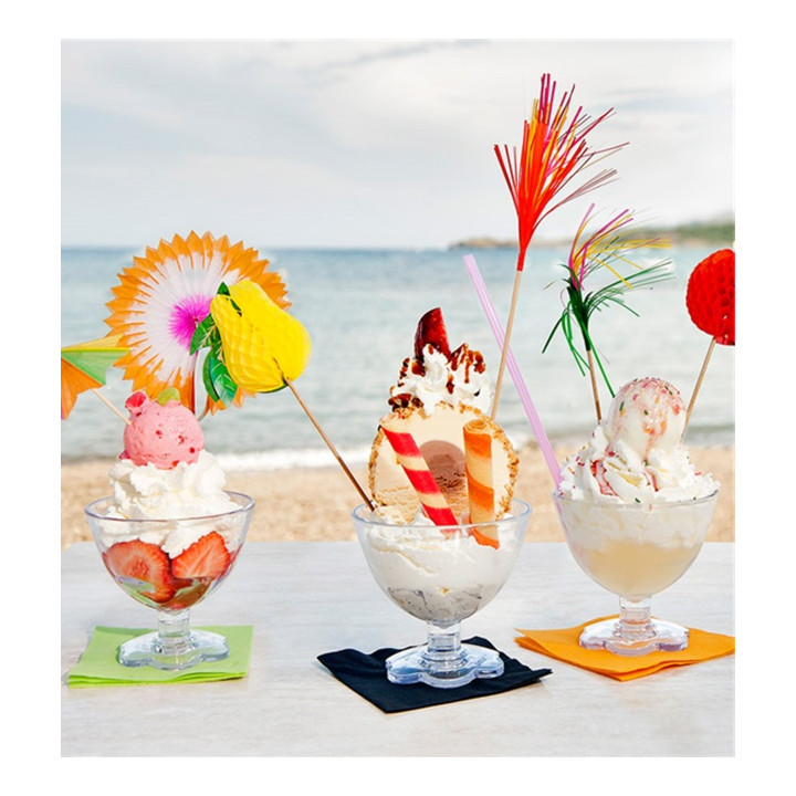 Ice Cream Decorating Set Chinese Fan Design 7,5cm (144 Units)  
