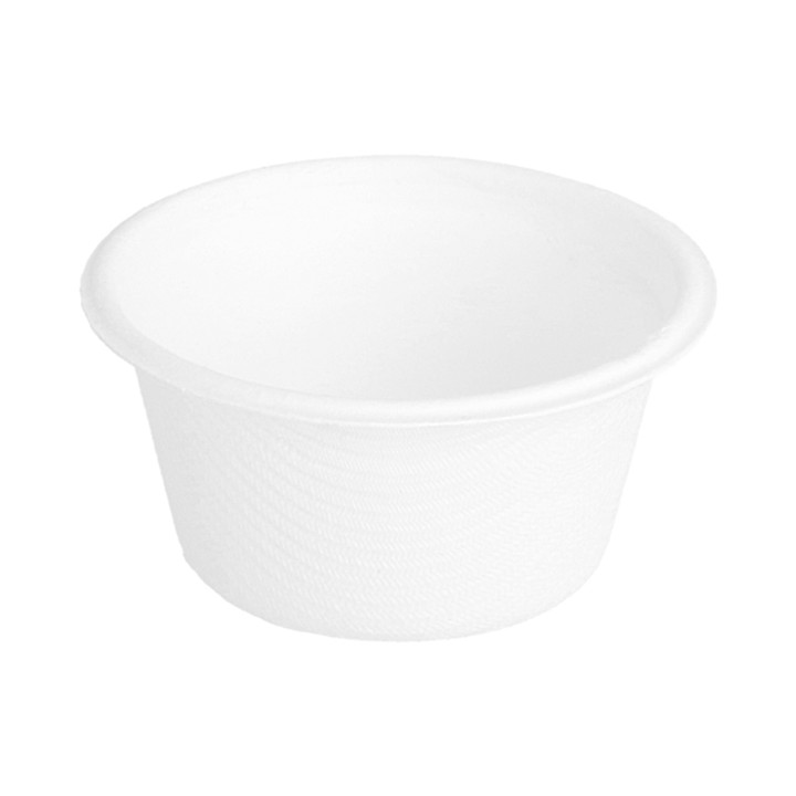 Sugarcane Container White 55ml (1000 Units)