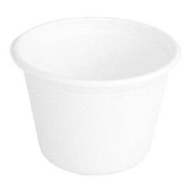 Sugarcane Container White 140ml (50 Units) 