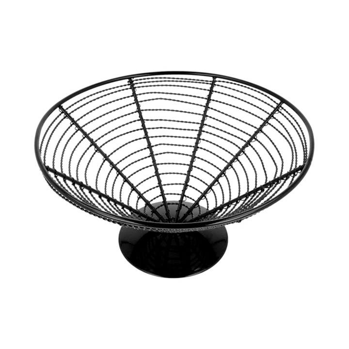 Serving Basket Containers Steel Ø23x12,5cm (6 Units)