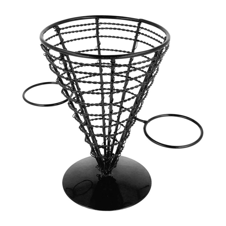 Serving Basket Containers Steel 2 Cups Ø12,8x18cm (1 Unit) 