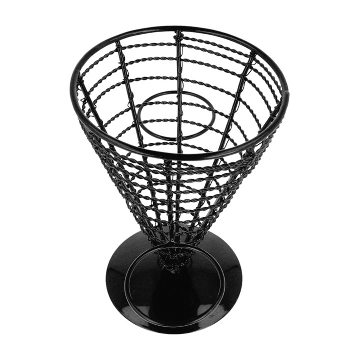 Serving Basket Containers Steel 2 Cups Ø12,8x18cm (1 Unit) 
