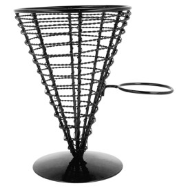 Serving Basket Containers Steel 1 Cup Ø12,8x18cm (1 Unit) 