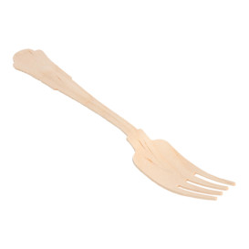 Wooden Fork "Classic" 20cm (100 Units)  
