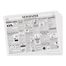 Paper Food Wrap Grease-Proof "Times" 31x38cm (1000 Units) 