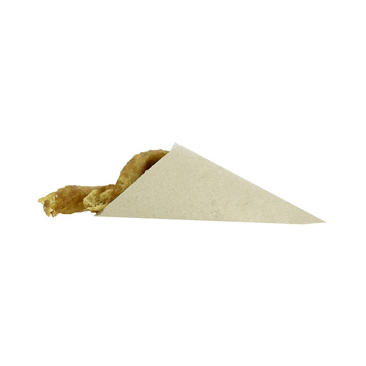 Paper Food Cone Natural 24cm 100g (200 Units)