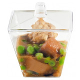 Tasting Plastic Bowl PS with Lid Water Green 6x6x7cm 105ml (24 Units)