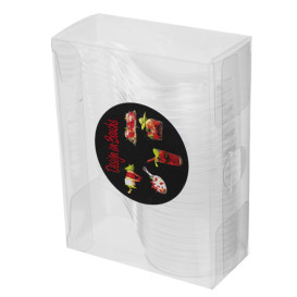 Plastic Tasting Spoon PS Clear 12 cm (100 Units)  