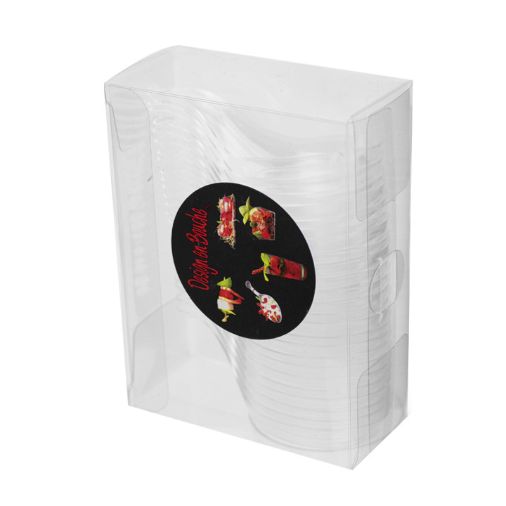 Plastic Tasting Spoon PS Clear 12 cm (2000 Units)