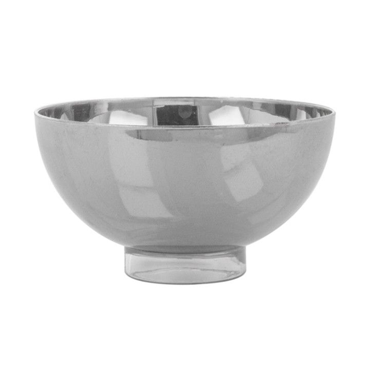Tasting Plastic Bowl PS Silver 6,7x3,5cm 72ml (50 Units)