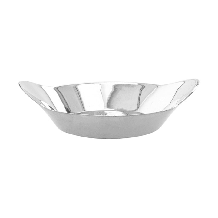 Tasting Plastic Bowl PS Oval shape Silver 30ml 8x2cm (500 Units)