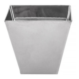 Tasting Plastic Bowl PS Silver Large Size 7x7x5,5cm (500 Units)
