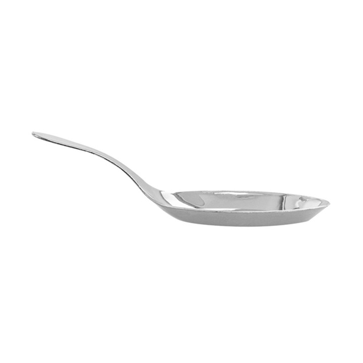 Plastic Sauce Mini Spoon PS Silver 10 cm (50 Units) 
