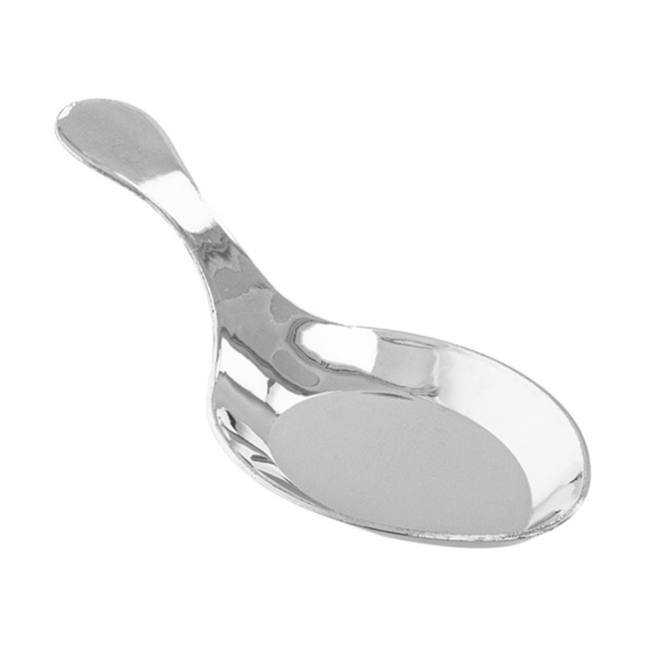 Plastic Sauce Mini Spoon PS Silver 10 cm (500 Units)