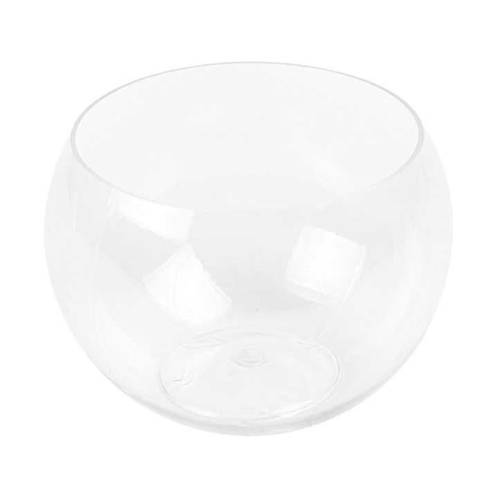 Tasting Plastic Bowl PS Sfere Shape Large Size Clear 150 ml (100 Units)