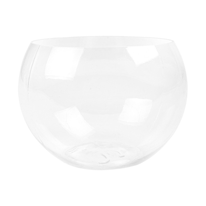 Tasting Plastic Bowl PS Sfere Shape Large Size Clear 150 ml (100 Units)