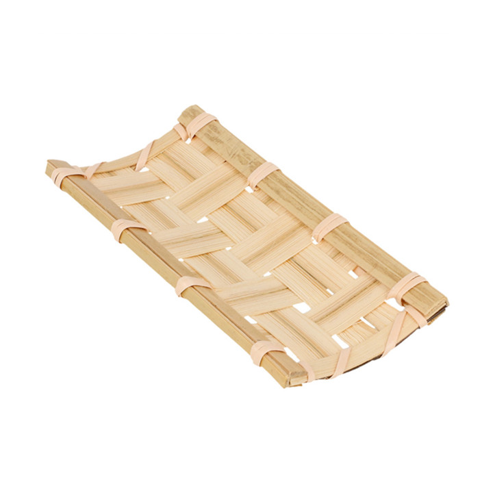 Bamboo Tray "Trenzado" 10,5x5cm (24 Units) 